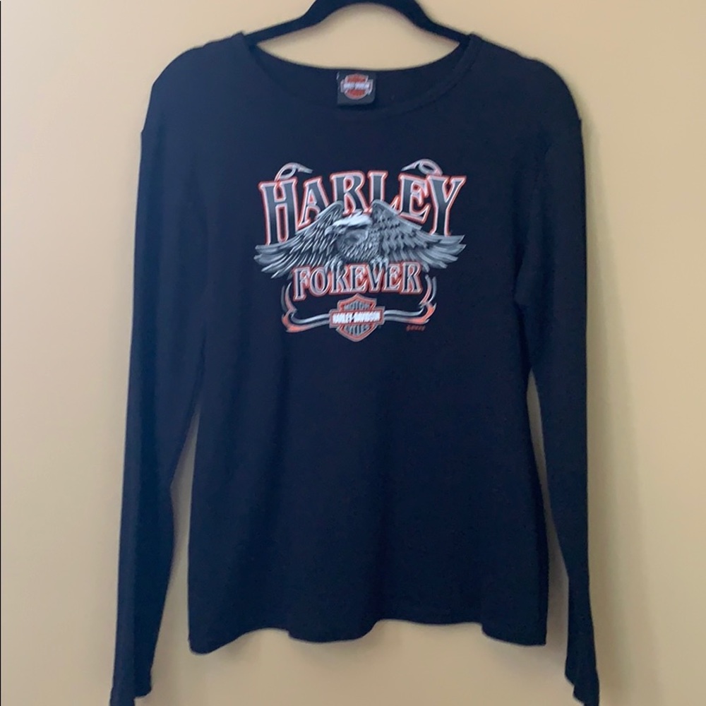 Harley-Davidson L/S Top Large Black